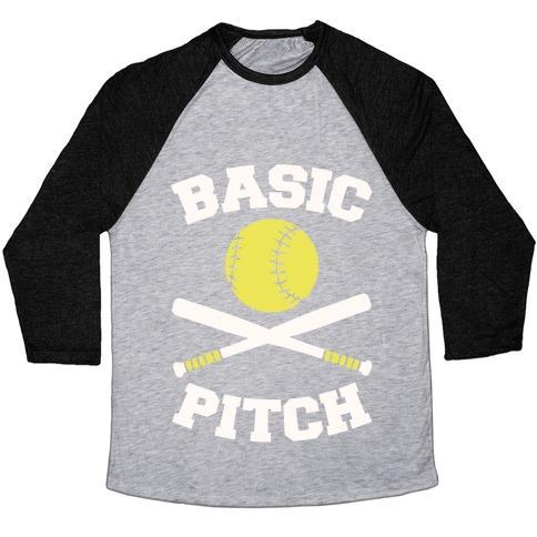 Virgin Teez  Baseball Tee Unisex Tri-Blend Baseball Tee / small / Athletic Gray / Black BASIC PITCH UNISEX TRI-BLEND BASEBALL TEE