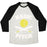 Virgin Teez  Baseball Tee Unisex Tri-Blend Baseball Tee / small / Oatmeal / Black BASIC PITCH UNISEX TRI-BLEND BASEBALL TEE