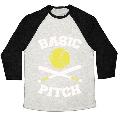 Virgin Teez  Baseball Tee Unisex Tri-Blend Baseball Tee / small / Oatmeal / Black BASIC PITCH UNISEX TRI-BLEND BASEBALL TEE