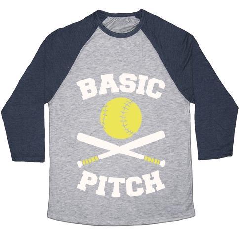 Virgin Teez  Baseball Tee Unisex Tri-Blend Baseball Tee / small / Athletic Gray / Navy BASIC PITCH UNISEX TRI-BLEND BASEBALL TEE