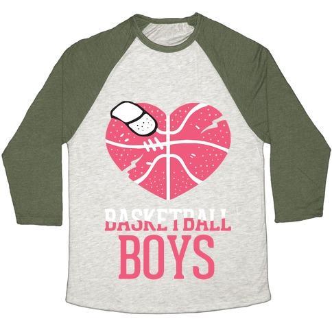 Virgin Teez  Baseball Tee Unisex Tri-Blend Baseball Tee / small / Oatmeal / Moss BASKETBALL BOYS UNISEX TRI-BLEND BASEBALL TEE