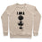Virgin Teez  Pullover Crewneck Sweatshirt / x-small / Heathered Oatmeal BASKETBALL FAN CREWNECK SWEATSHIRT