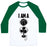 Virgin Teez  Baseball Tee Unisex Classic Baseball Tee / x-small / White/Dark Green BASKETBALL FAN UNISEX CLASSIC BASEBALL TEE