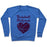 Virgin Teez  Pullover Crewneck Sweatshirt / x-small / Heathered Blue BASKETBALL GIRLFRIEND CREWNECK SWEATSHIRT