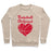 Virgin Teez  Pullover Crewneck Sweatshirt / x-small / Heathered Oatmeal BASKETBALL GIRLFRIEND CREWNECK SWEATSHIRT