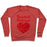 Virgin Teez  Pullover Crewneck Sweatshirt / x-small / Heathered Red BASKETBALL GIRLFRIEND CREWNECK SWEATSHIRT