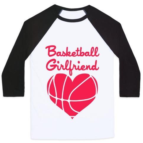 Virgin Teez  Baseball Tee Unisex Classic Baseball Tee / x-small / White/Black BASKETBALL GIRLFRIEND UNISEX CLASSIC BASEBALL TEE