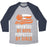 Virgin Teez  Baseball Tee Unisex Tri-Blend Baseball Tee / small / Athletic Gray / Navy BASKETBALL: INVENTED BY BOYS PERFECTED BY GIRLS UNISEX TRI-BLEND BASEBALL TEE