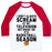 Virgin Teez  Baseball Tee Unisex Classic Baseball Tee / x-small / White/Red BASKETBALL SEASON UNISEX CLASSIC BASEBALL TEE