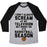 Virgin Teez  Baseball Tee Unisex Tri-Blend Baseball Tee / small / Athletic Gray / Black BASKETBALL SEASON UNISEX TRI-BLEND BASEBALL TEE