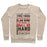 Virgin Teez  Pullover Crewneck Sweatshirt / x-small / Heathered Oatmeal BASKETBALL TYPOGRAPHIC (RED AND BLACK) CREWNECK SWEATSHIRT