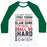 Virgin Teez  Baseball Tee Unisex Classic Baseball Tee / x-small / White/Dark Green BASKETBALL TYPOGRAPHIC (RED AND BLACK) UNISEX CLASSIC BASEBALL TEE