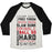 Virgin Teez  Baseball Tee Unisex Tri-Blend Baseball Tee / small / Oatmeal / Black BASKETBALL TYPOGRAPHIC (RED AND BLACK) UNISEX TRI-BLEND BASEBALL TEE