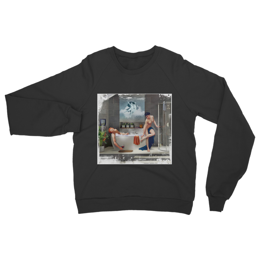 VIRGIN TEEZ Sweat shirt Black / S Bathtime Classic Adult Sweatshirt