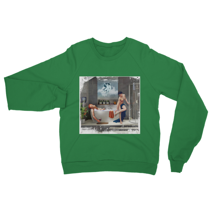 VIRGIN TEEZ Sweat shirt Kelly Green / S Bathtime Classic Adult Sweatshirt