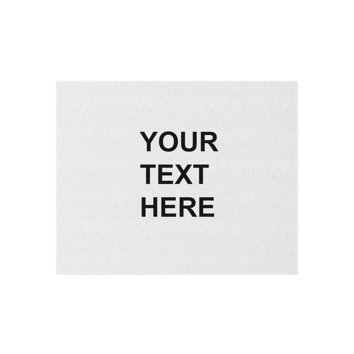 Personalized Rug, Custom Rug, With Your Own Text or Design, Handmade Custom Rug , Customized Outdoor Rug