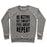 Virgin Teez  Pullover Crewneck Sweatshirt / x-small / Heathered Gray BE ACTIVE, GET SWEATY, FEEL GREAT, REPEAT CREWNECK SWEATSHIRT