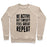 Virgin Teez  Pullover Crewneck Sweatshirt / x-small / Heathered Oatmeal BE ACTIVE, GET SWEATY, FEEL GREAT, REPEAT CREWNECK SWEATSHIRT