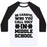 Virgin Teez  Baseball Tee Unisex Classic Baseball Tee / x-small / White/Black BE CAREFUL WHO YOU CALL UGLY IN MIDDLE SCHOOL UNISEX CLASSIC BASEBALL TEE