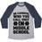 Virgin Teez  Baseball Tee Unisex Tri-Blend Baseball Tee / small / Athletic Gray / Navy BE CAREFUL WHO YOU CALL UGLY IN MIDDLE SCHOOL UNISEX TRI-BLEND BASEBALL TEE
