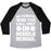 Virgin Teez  Baseball Tee Unisex Tri-Blend Baseball Tee / small / Athletic Gray / Black BE CAREFUL WHO YOU CALL UGLY IN MIDDLE SCHOOL WHITE PRINT UNISEX TRI-BLEND BASEBALL TEE