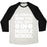 Virgin Teez  Baseball Tee Unisex Tri-Blend Baseball Tee / small / Oatmeal / Black BE CAREFUL WHO YOU CALL UGLY IN MIDDLE SCHOOL WHITE PRINT UNISEX TRI-BLEND BASEBALL TEE