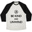 Virgin Teez  Baseball Tee Unisex Tri-Blend Baseball Tee / small / Oatmeal / Black BE KIND AND UNWIND (TANK) UNISEX TRI-BLEND BASEBALL TEE