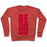 Virgin Teez  Pullover Crewneck Sweatshirt / x-small / Heathered Red BE YOUR OWN HERO CREWNECK SWEATSHIRT