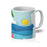 VIRGIN TEEZ Homeware 11oz Beach papecraft Mug