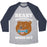 Virgin Teez  Baseball Tee Unisex Tri-Blend Baseball Tee / small / Athletic Gray / Navy BEARY MOTIVATED TO WORK OUT UNISEX TRI-BLEND BASEBALL TEE