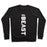Virgin Teez  Pullover Crewneck Sweatshirt / x-small / Black BEAST CREWNECK SWEATSHIRT