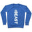 Virgin Teez  Pullover Crewneck Sweatshirt / x-small / Heathered Blue BEAST CREWNECK SWEATSHIRT