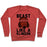 Virgin Teez  Pullover Crewneck Sweatshirt / x-small / Heathered Red BEAST LIKE A KLINGON CREWNECK SWEATSHIRT