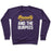 Virgin Teez  Pullover Crewneck Sweatshirt / x-small / Purple BEAUTY AND THE BURPEES CREWNECK SWEATSHIRT