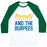 Virgin Teez  Baseball Tee Unisex Classic Baseball Tee / x-small / White/Dark Green BEAUTY AND THE BURPEES UNISEX CLASSIC BASEBALL TEE