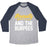 Virgin Teez  Baseball Tee Unisex Tri-Blend Baseball Tee / small / Athletic Gray / Navy BEAUTY AND THE BURPEES UNISEX TRI-BLEND BASEBALL TEE