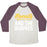 Virgin Teez  Baseball Tee Unisex Tri-Blend Baseball Tee / small / Oatmeal / Maroon BEAUTY AND THE BURPEES UNISEX TRI-BLEND BASEBALL TEE