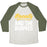 Virgin Teez  Baseball Tee Unisex Tri-Blend Baseball Tee / small / Oatmeal / Moss BEAUTY AND THE BURPEES UNISEX TRI-BLEND BASEBALL TEE