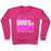 Virgin Teez  Pullover Crewneck Sweatshirt / x-small / Deep Pink BEAUTY, BRAINS AND BOOTY CREWNECK SWEATSHIRT