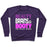 Virgin Teez  Pullover Crewneck Sweatshirt / x-small / Purple BEAUTY, BRAINS AND BOOTY CREWNECK SWEATSHIRT
