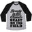 Virgin Teez  Baseball Tee Unisex Tri-Blend Baseball Tee / small / Athletic Gray / Black BEAUTY IN THE STANDS BEAST ON THE FIELD (SOFTBALL) UNISEX TRI-BLEND BASEBALL TEE