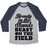 Virgin Teez  Baseball Tee Unisex Tri-Blend Baseball Tee / small / Athletic Gray / Navy BEAUTY IN THE STANDS BEAST ON THE FIELD (SOFTBALL) UNISEX TRI-BLEND BASEBALL TEE