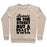 Virgin Teez  Pullover Crewneck Sweatshirt / x-small / Heathered Oatmeal BEAUTY IN THE STREET AND A BEAST IN THE GYM CREWNECK SWEATSHIRT