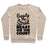 Virgin Teez  Pullover Crewneck Sweatshirt / x-small / Heathered Oatmeal BEAUTY IN THE STREET BEAST ON THE COURT CREWNECK SWEATSHIRT