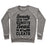 Virgin Teez  Pullover Crewneck Sweatshirt / x-small / Heathered Gray BEAUTY IN THE STREETS & A BEAST IN MY CLEATS SOCCER CREWNECK SWEATSHIRT