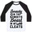 Virgin Teez  Baseball Tee Unisex Classic Baseball Tee / x-small / White/Black BEAUTY IN THE STREETS & A BEAST IN MY CLEATS SOCCER UNISEX CLASSIC BASEBALL TEE