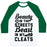 Virgin Teez  Baseball Tee Unisex Classic Baseball Tee / x-small / White/Dark Green BEAUTY IN THE STREETS & A BEAST IN MY CLEATS SOCCER UNISEX CLASSIC BASEBALL TEE