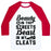 Virgin Teez  Baseball Tee Unisex Classic Baseball Tee / x-small / White/Red BEAUTY IN THE STREETS & A BEAST IN MY CLEATS SOCCER UNISEX CLASSIC BASEBALL TEE