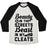 Virgin Teez  Baseball Tee Unisex Tri-Blend Baseball Tee / small / Oatmeal / Black BEAUTY IN THE STREETS & A BEAST IN MY CLEATS SOCCER UNISEX TRI-BLEND BASEBALL TEE