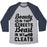 Virgin Teez  Baseball Tee Unisex Tri-Blend Baseball Tee / small / Athletic Gray / Navy BEAUTY IN THE STREETS & A BEAST IN MY CLEATS SOCCER UNISEX TRI-BLEND BASEBALL TEE